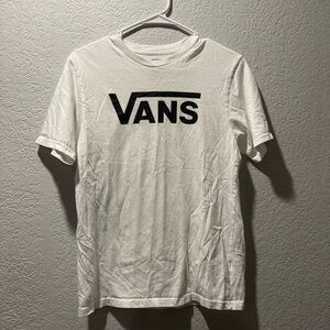 Vans White/Black T-Shirt Size‎ 12-14